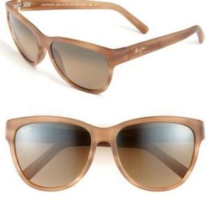 Authentic Maui Jim "Ailana" Polarized Sunglasses in Matte Sandstone